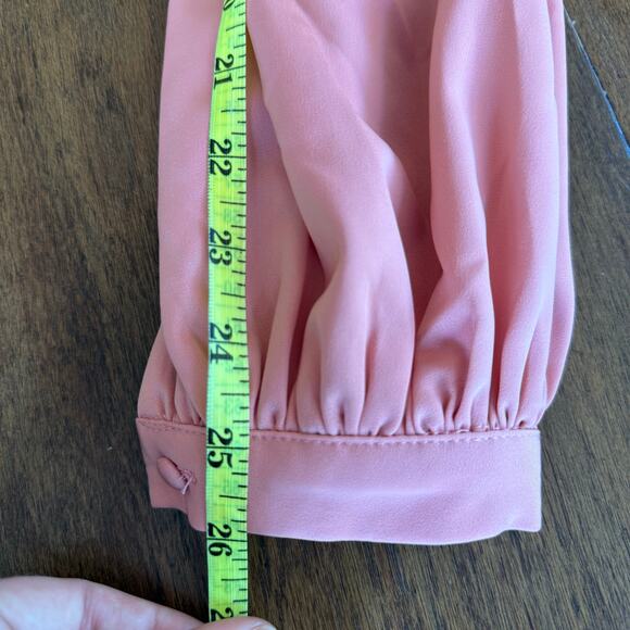 Lovers and Friends Kendall Blouse One Shoulder Guava Pink Satin Sz XS Feminine - Picture 12 of 15